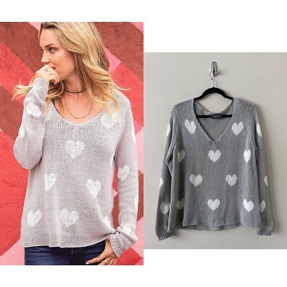 Wooden Ships-In Love V-Neck Sweater (M/L) - Picture 1 of 11